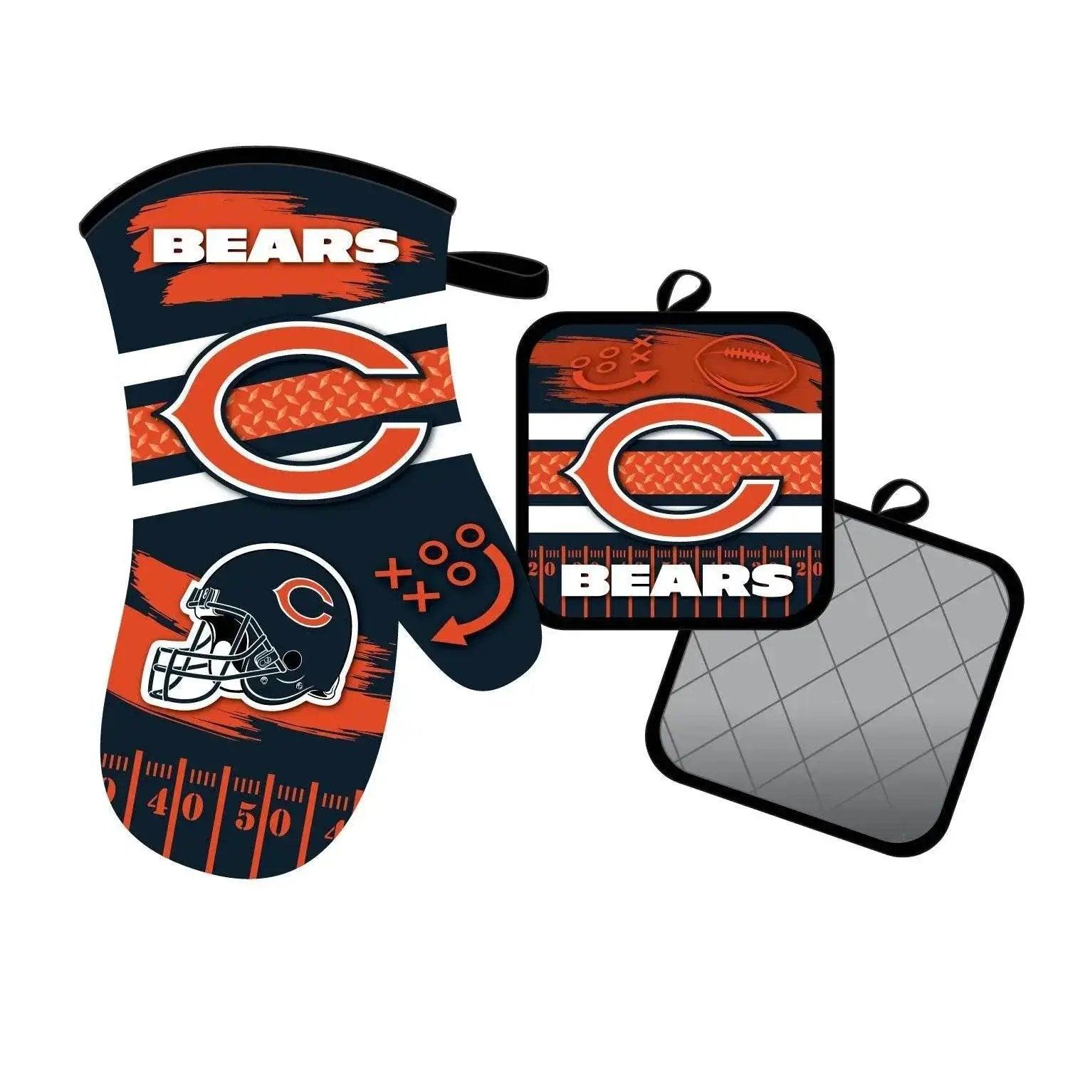  Officially Licensed Chicago Bears Oven Mitt And Pot Holder -  ToylandEU™