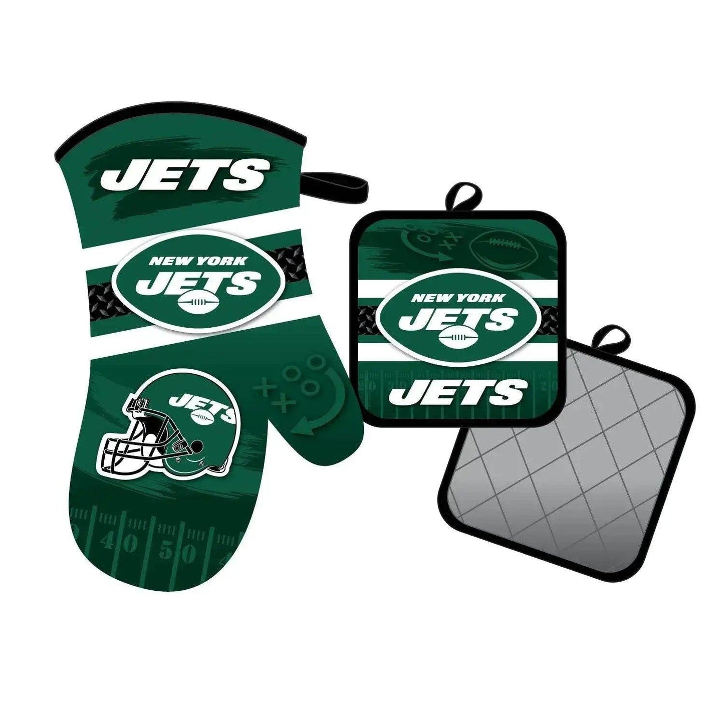  New York Jets Oven Mitt and Pot Holder Set By Mojo Licensing -  ToylandEU™