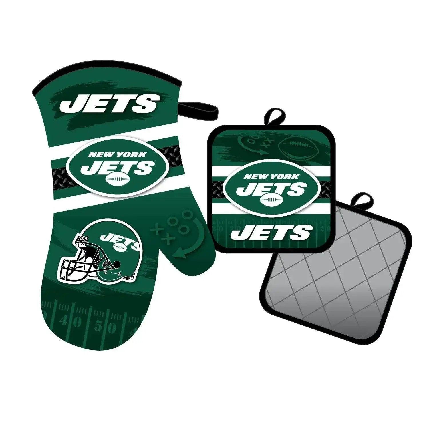  New York Jets Oven Mitt and Pot Holder Set By Mojo Licensing -  ToylandEU™