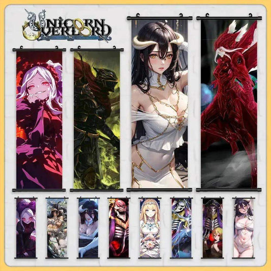  Overlord Canvas Art Premium Wall Hanging Scrolls -  ToylandEU™
