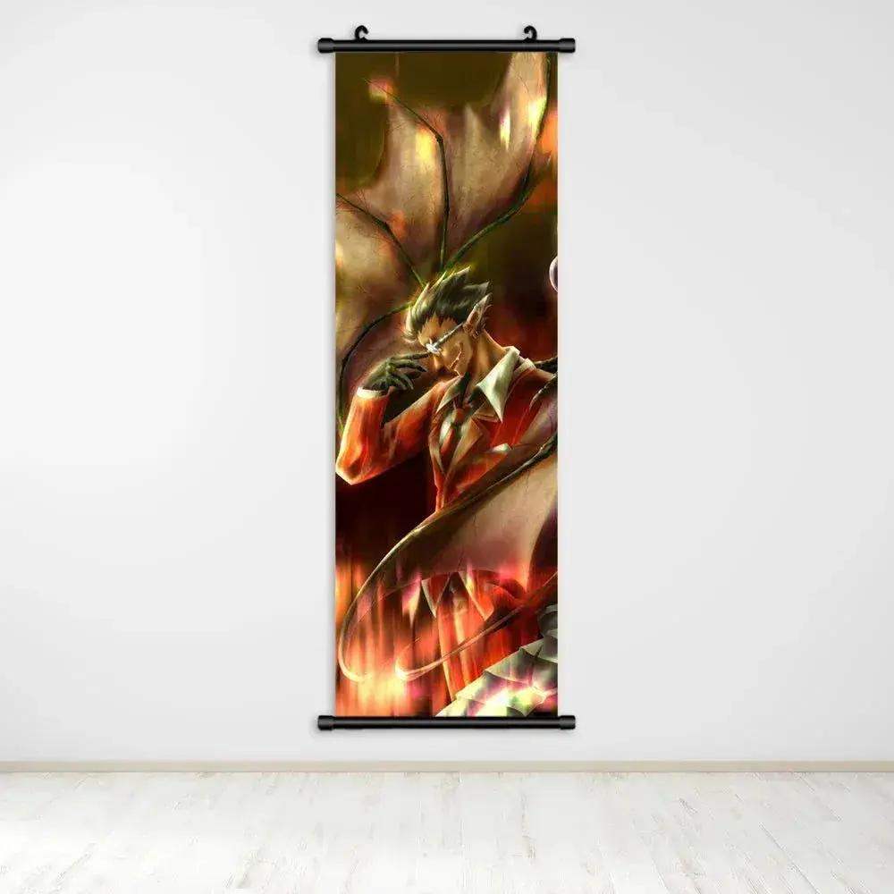 Overlord Anime Canvas Wall Art Hanging Scrolls Vibrant Print - ToylandEU