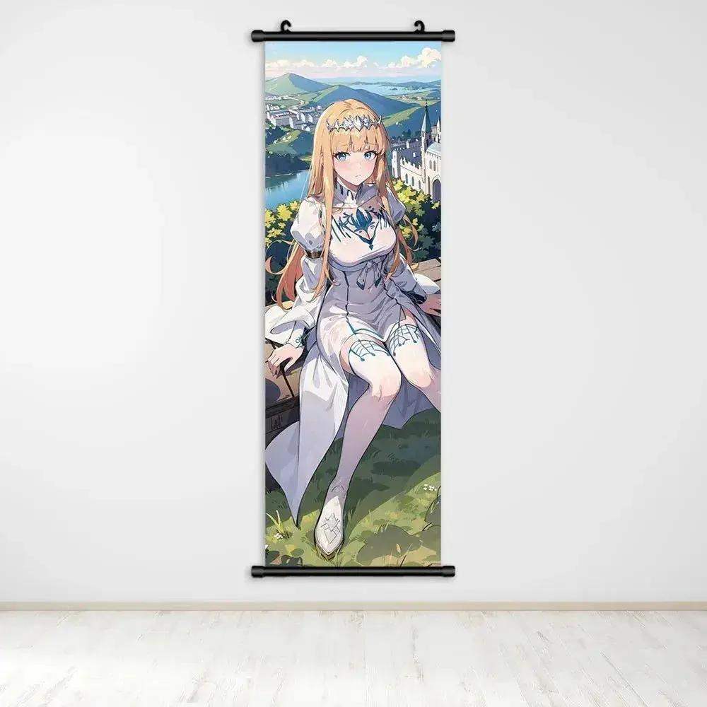 Overlord Anime Canvas Wall Art Hanging Scrolls Vibrant Print - ToylandEU