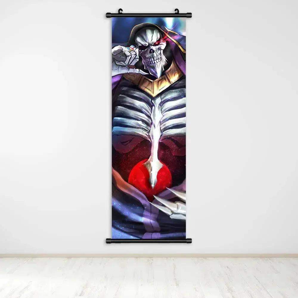 Overlord Anime Canvas Wall Art Hanging Scrolls Vibrant Print - ToylandEU