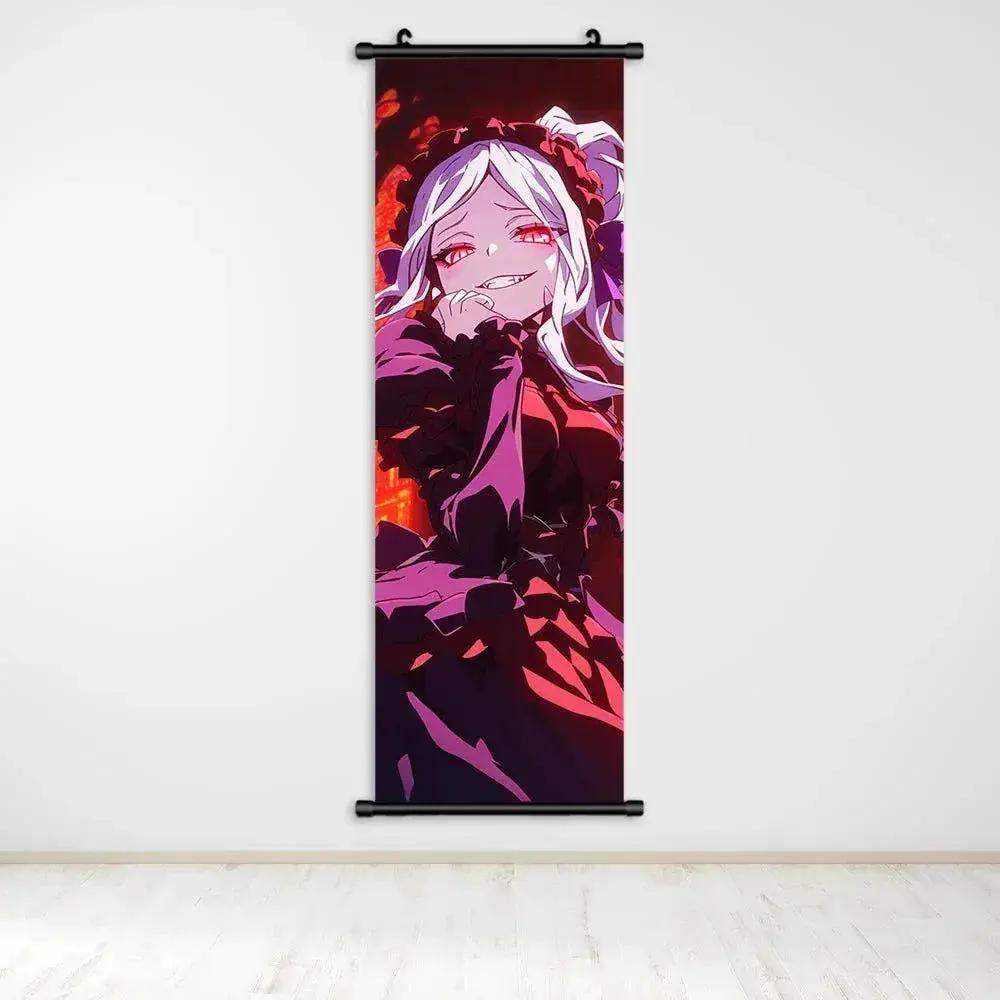 Overlord Anime Canvas Wall Art Hanging Scrolls Vibrant Print - ToylandEU