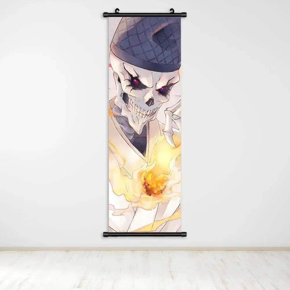 Overlord Anime Canvas Wall Art Hanging Scrolls Vibrant Print - ToylandEU