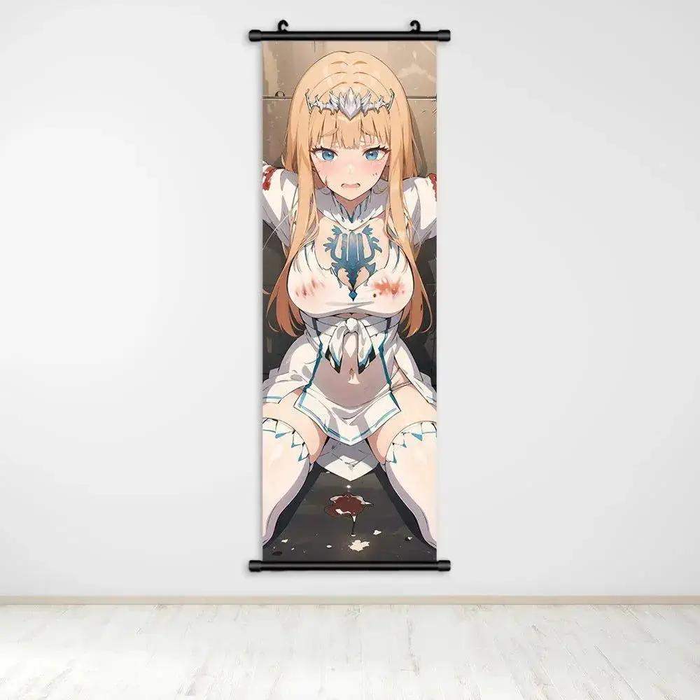 Overlord Anime Canvas Wall Art Hanging Scrolls Vibrant Print - ToylandEU