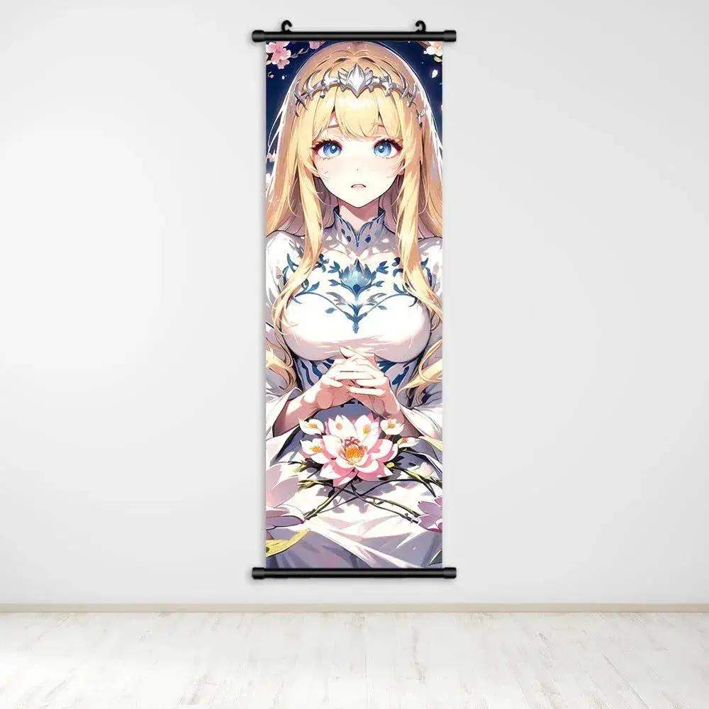 Overlord Anime Canvas Wall Art Hanging Scrolls Vibrant Print - ToylandEU