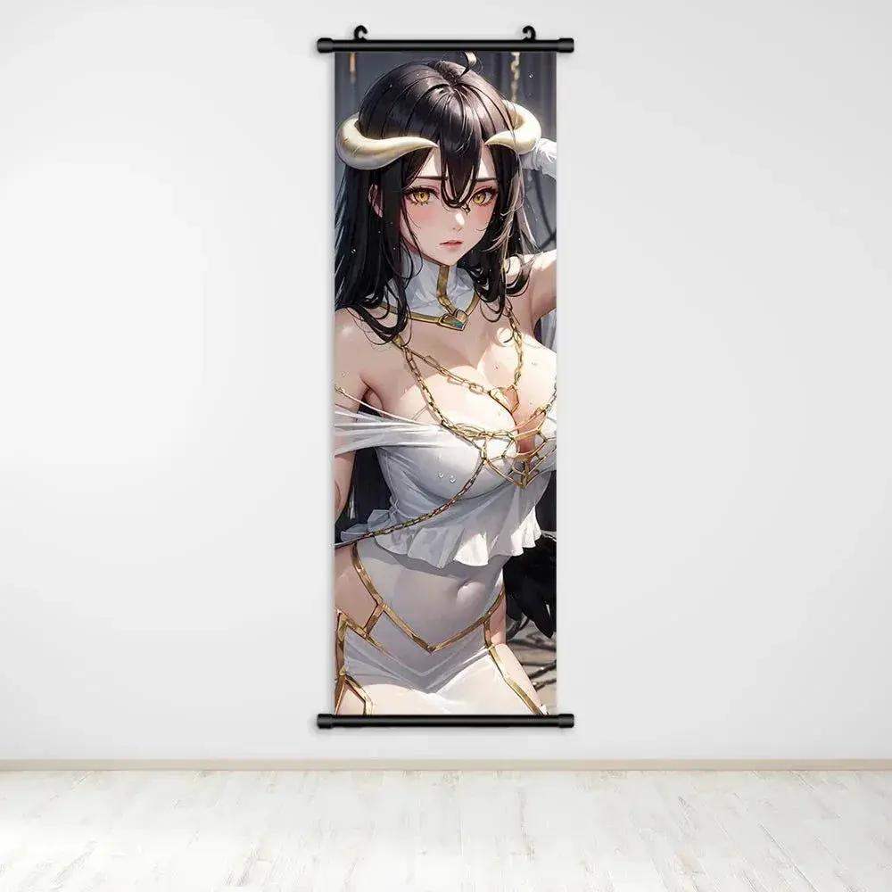 Overlord Anime Canvas Wall Art Hanging Scrolls Vibrant Print - ToylandEU