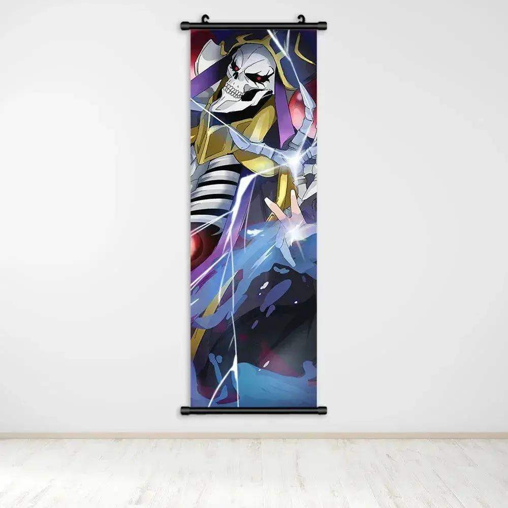 Overlord Anime Canvas Wall Art Hanging Scrolls Vibrant Print - ToylandEU