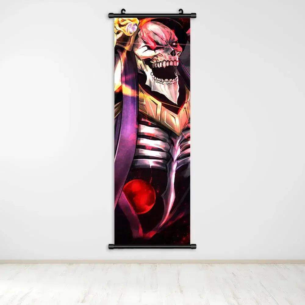 Overlord Anime Canvas Wall Art Hanging Scrolls Vibrant Print - ToylandEU