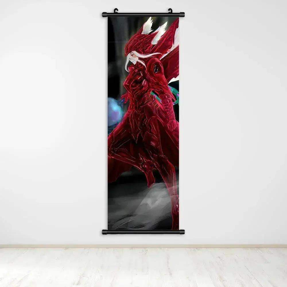Overlord Anime Canvas Wall Art Hanging Scrolls Vibrant Print - ToylandEU