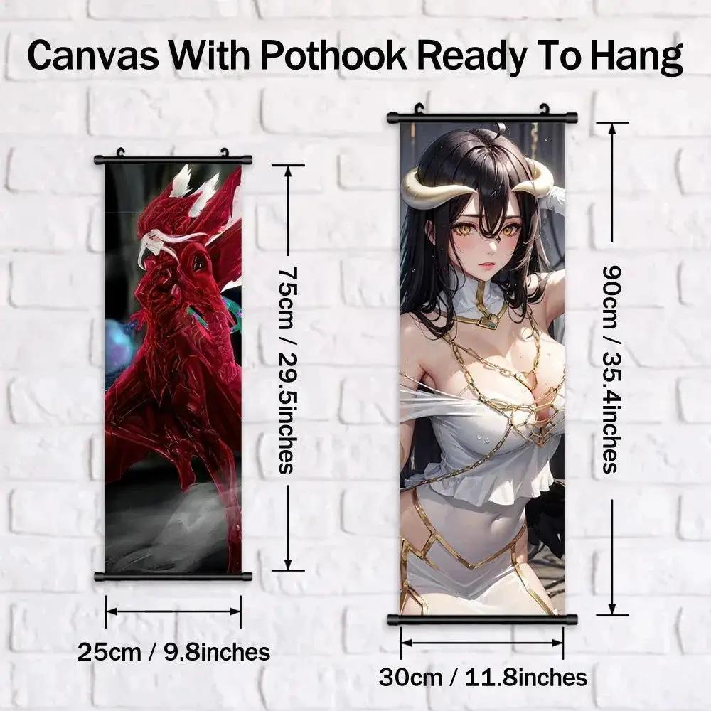  Overlord Canvas Art Premium Wall Hanging Scrolls -  ToylandEU™