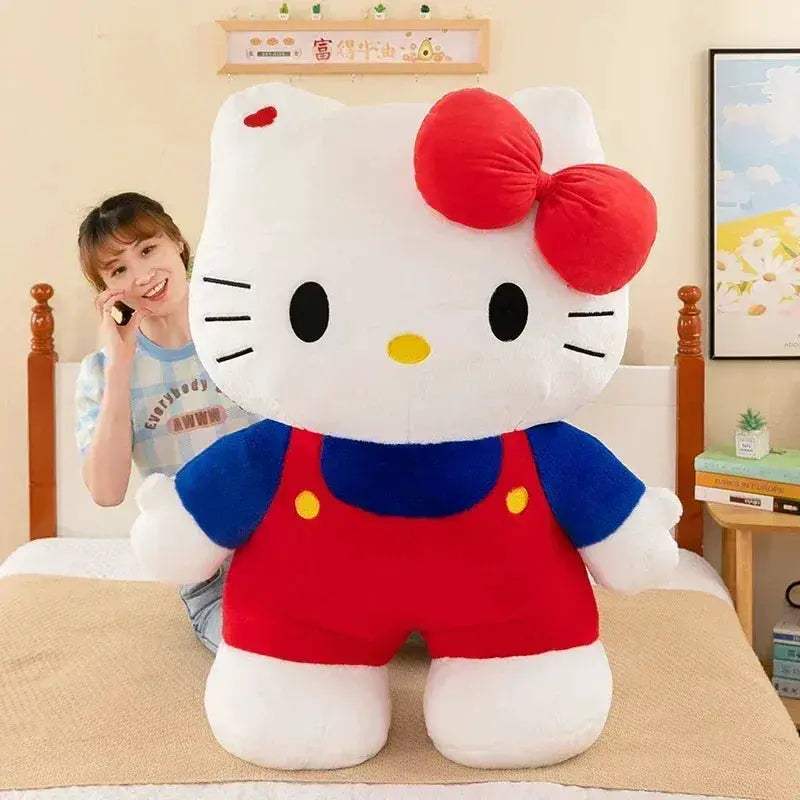 Oversize Hello Kitty Plushie 80cm Kawaii Sanrio Gift - ToylandEU