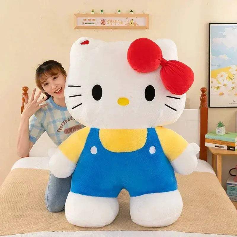 Oversize Hello Kitty Plushie 80cm Kawaii Sanrio Gift - ToylandEU