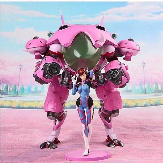 Overwatch Action Figures Dva 26cm Statue Anime Collectible Toys - ToylandEU