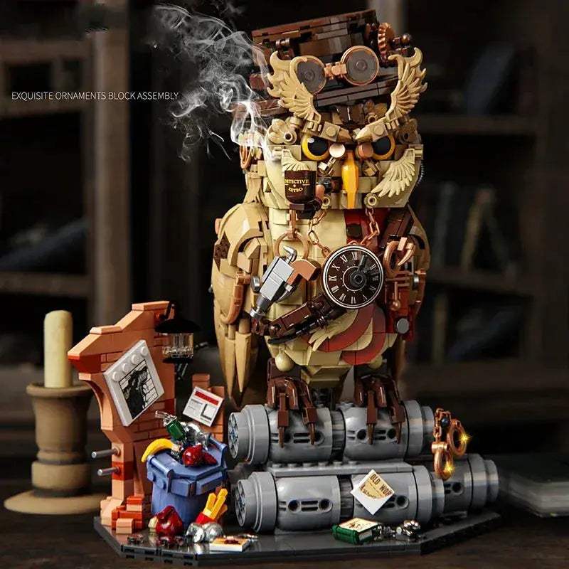 Owl Detective Lego Compatible Educational Building Blocks Set - ToylandEU
