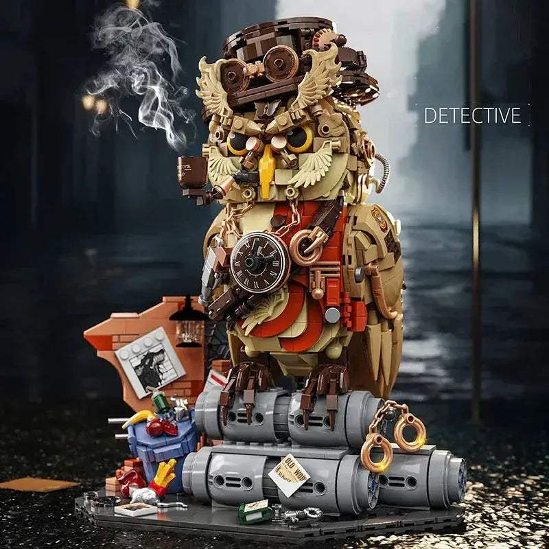 Owl Detective Lego Compatible Educational Building Blocks Set - ToylandEU