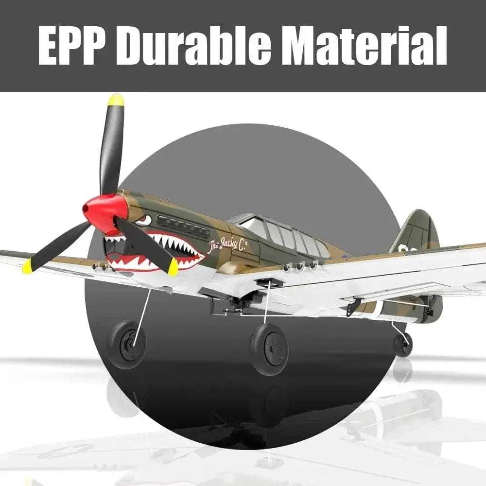 P-40 RC Aircraft P40 Fighter 400mm Wingspan 4CH Gyro Airplane - ToylandEU