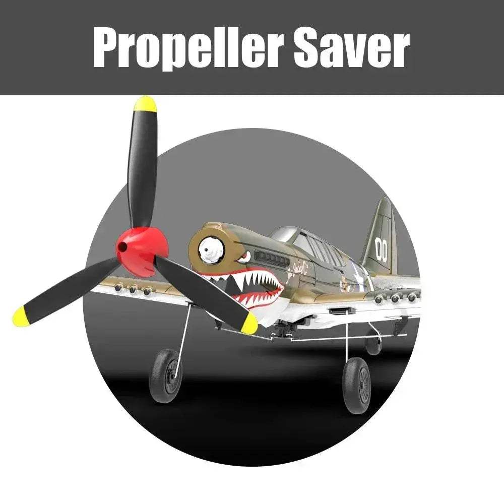 P-40 RC Aircraft P40 Fighter 400mm Wingspan 4CH Gyro Airplane - ToylandEU