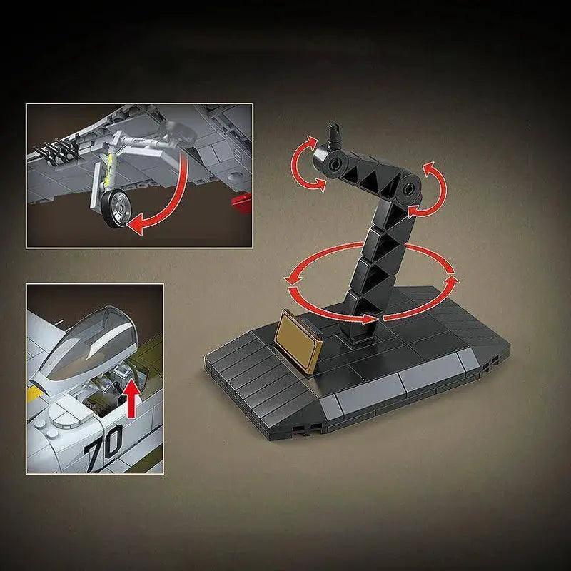  P 51D Mustang Building Blocks Military Educational Set -  ToylandEU™