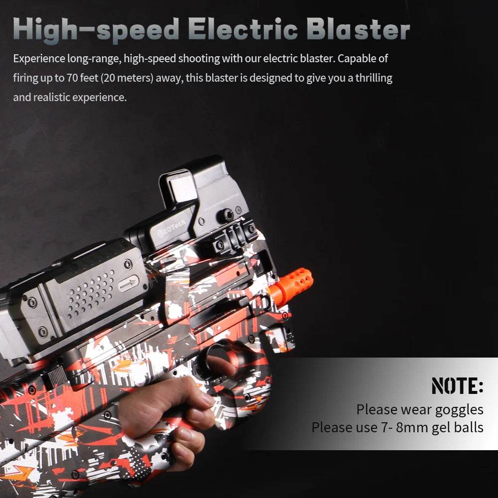 P90 Electric Gel Gun Toy Gun for Outdoor Shooting Games - ToylandEU