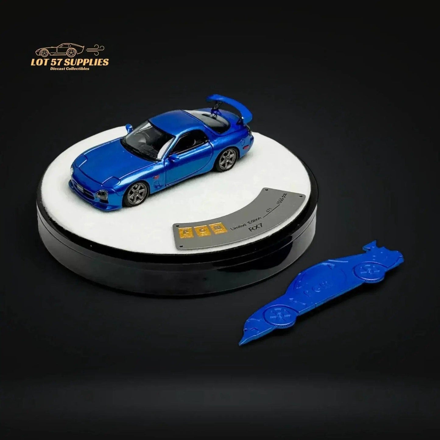  PGM Mazda RX-7 FD3S Metallic Blue 1:64 -  ToylandEU™