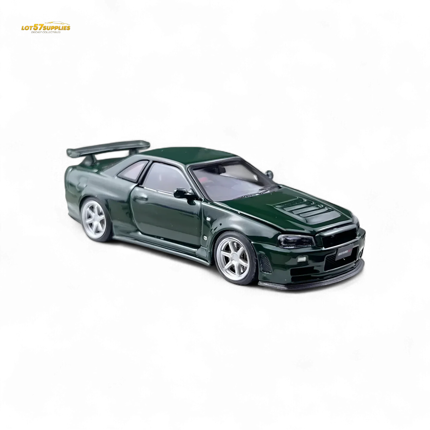 PGM Nissan GTR R34 Z-TUNE - British Green 1:64 Ordinary - ToylandEU