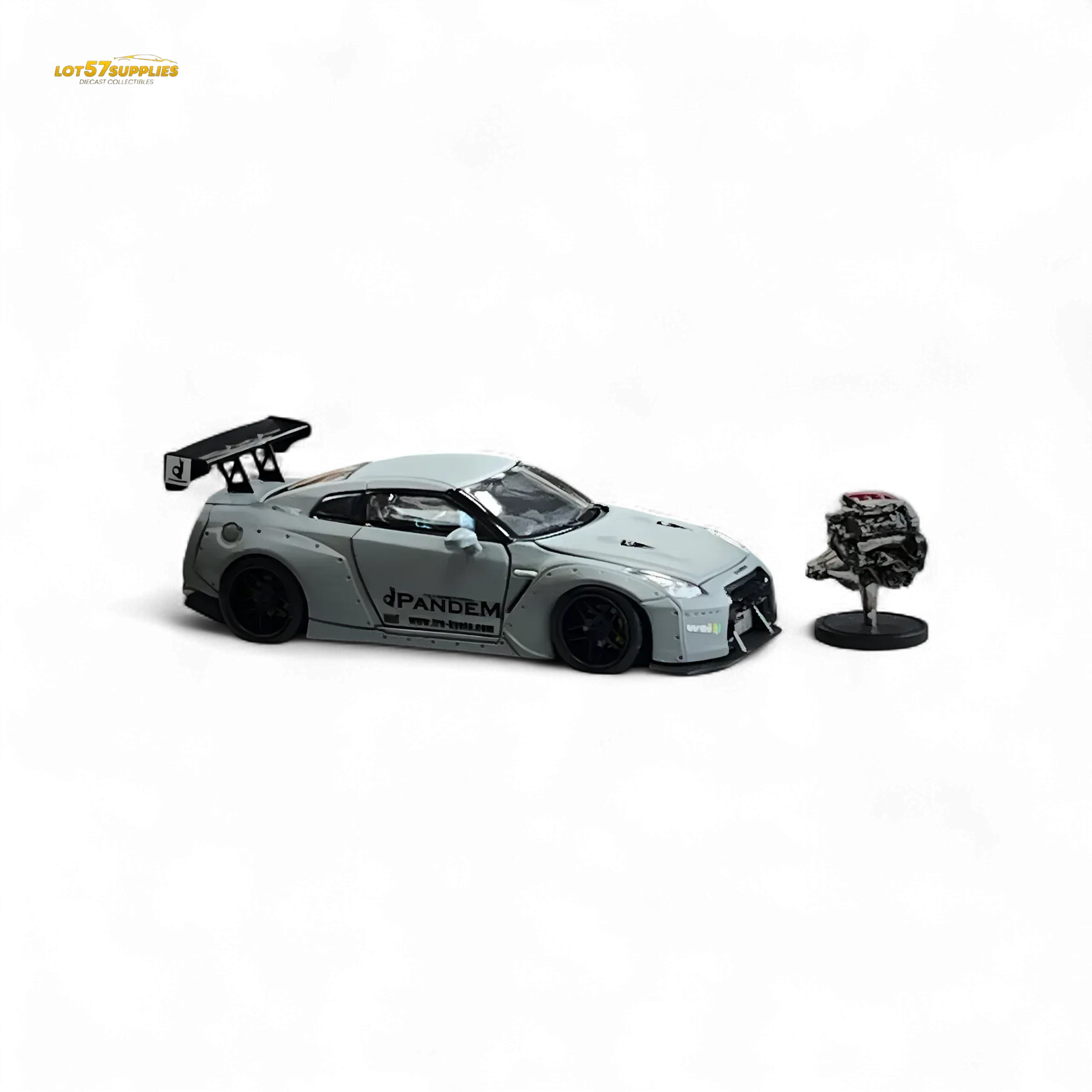 PGM Rocket Bunny R35 Combat Grey Luxury Version 1:64 - ToylandEU