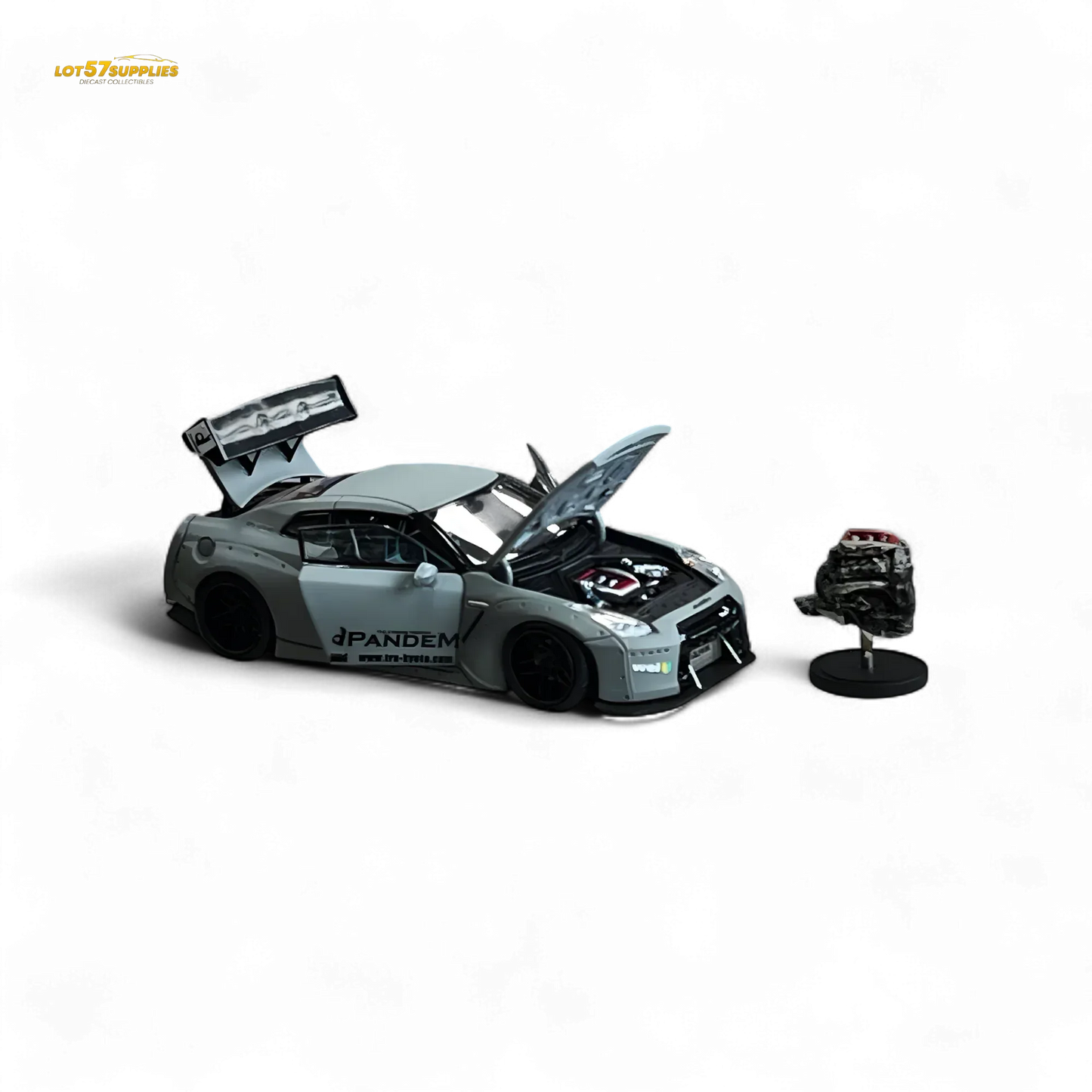 PGM Rocket Bunny R35 Combat Grey Luxury Version 1:64 - ToylandEU