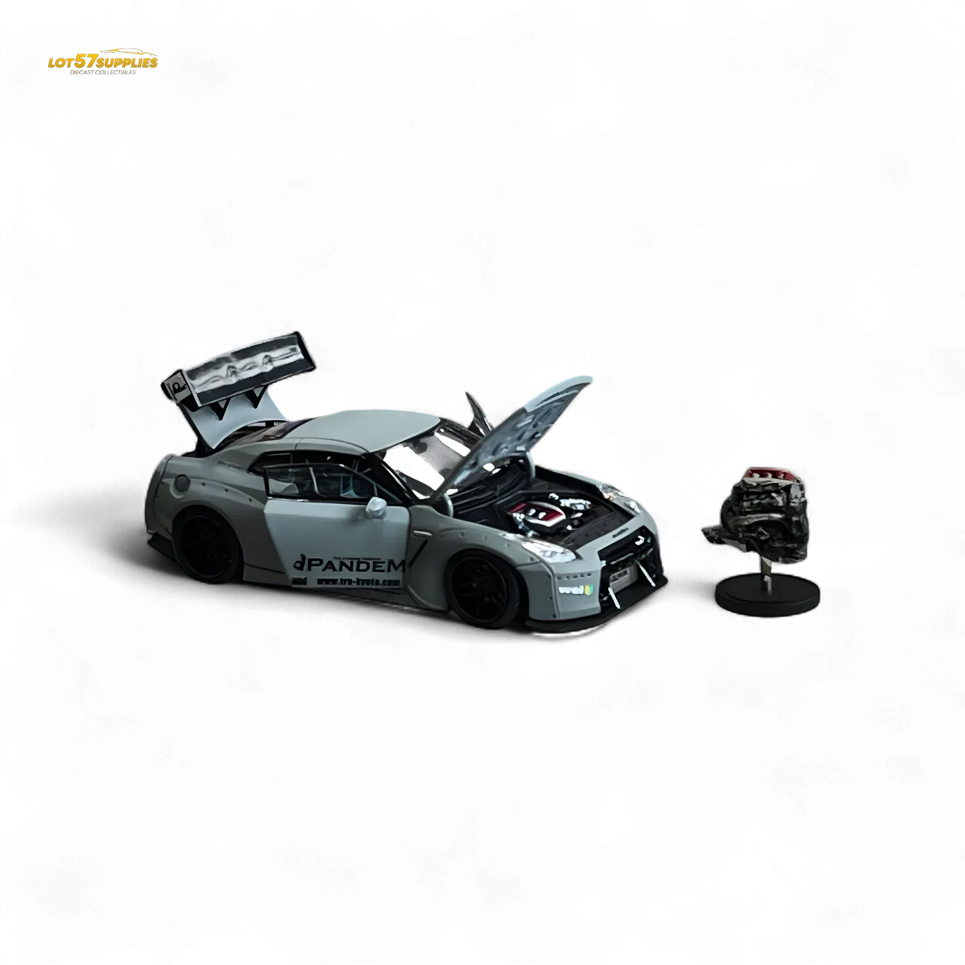 PGM Rocket Bunny R35 Combat Grey Luxury Version 1:64 - ToylandEU