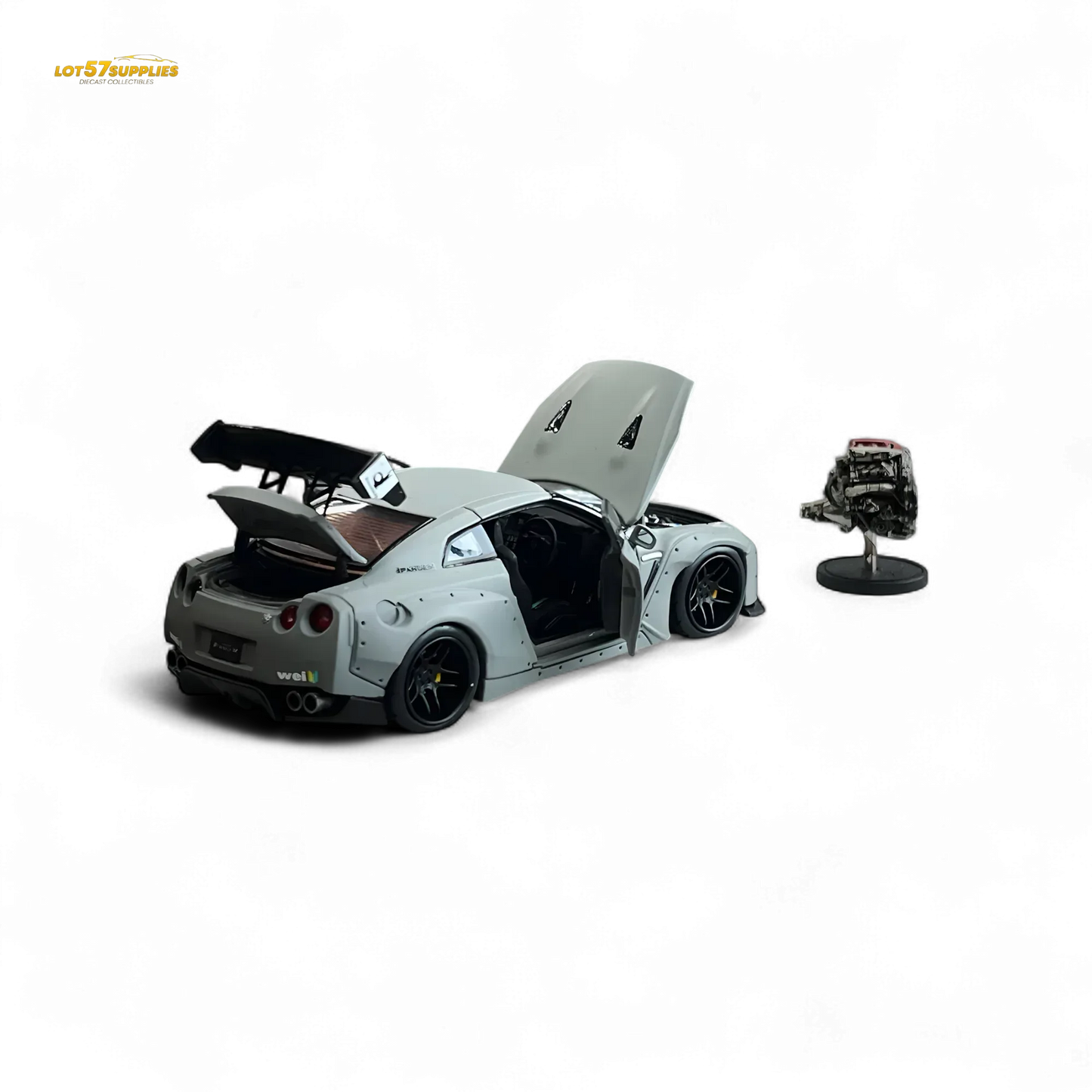 PGM Rocket Bunny R35 Combat Grey Luxury Version 1:64 - ToylandEU