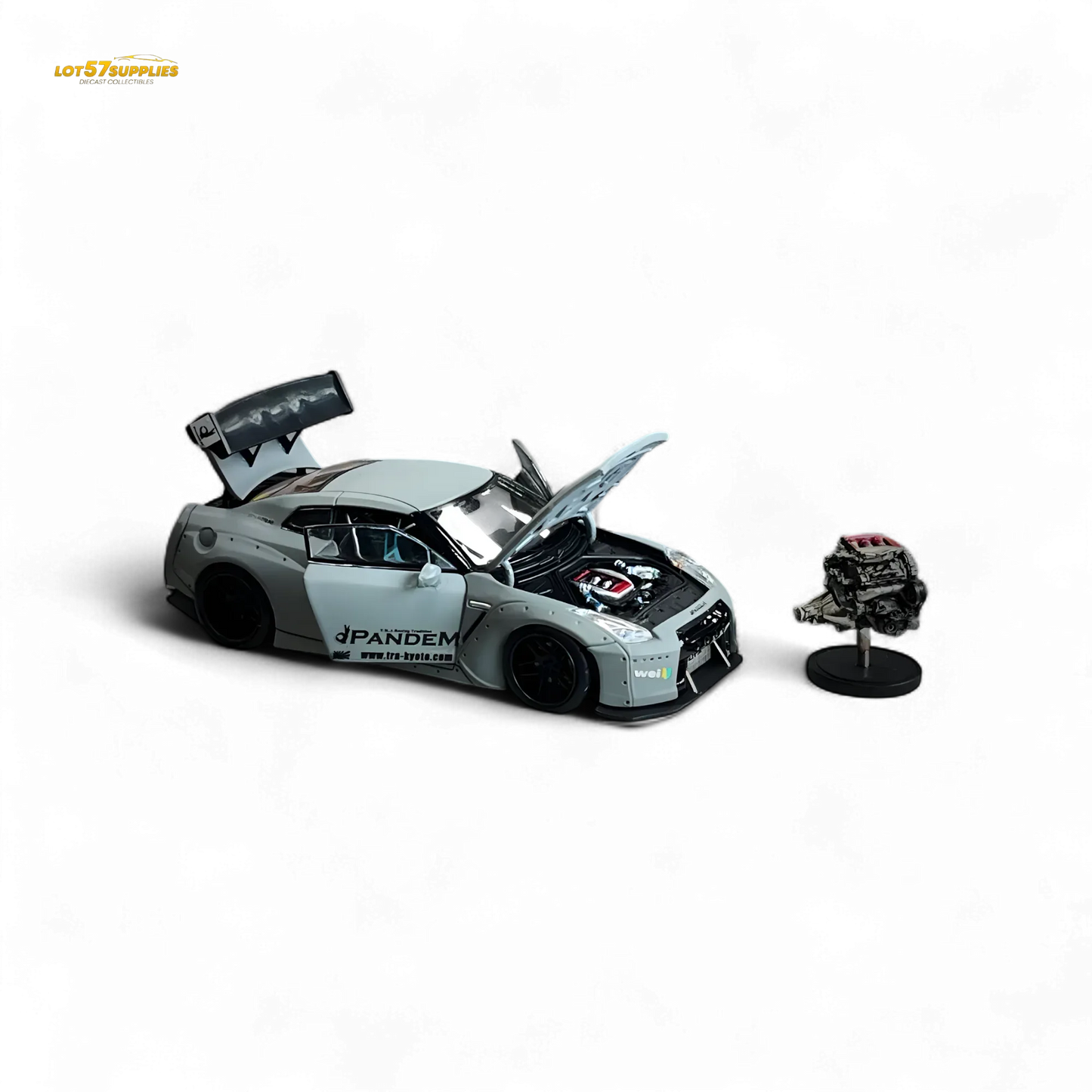PGM Rocket Bunny R35 Combat Grey Luxury Version 1:64 - ToylandEU