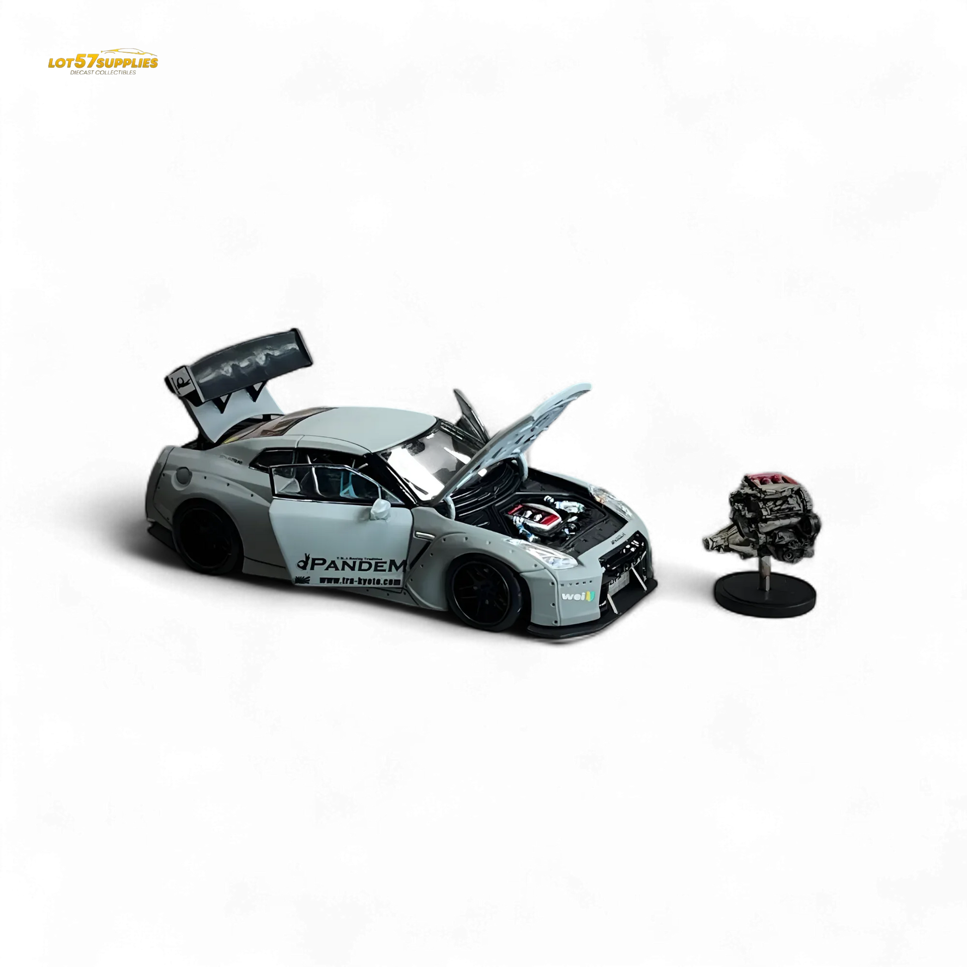 PGM Rocket Bunny R35 Combat Grey Luxury Version 1:64 - ToylandEU