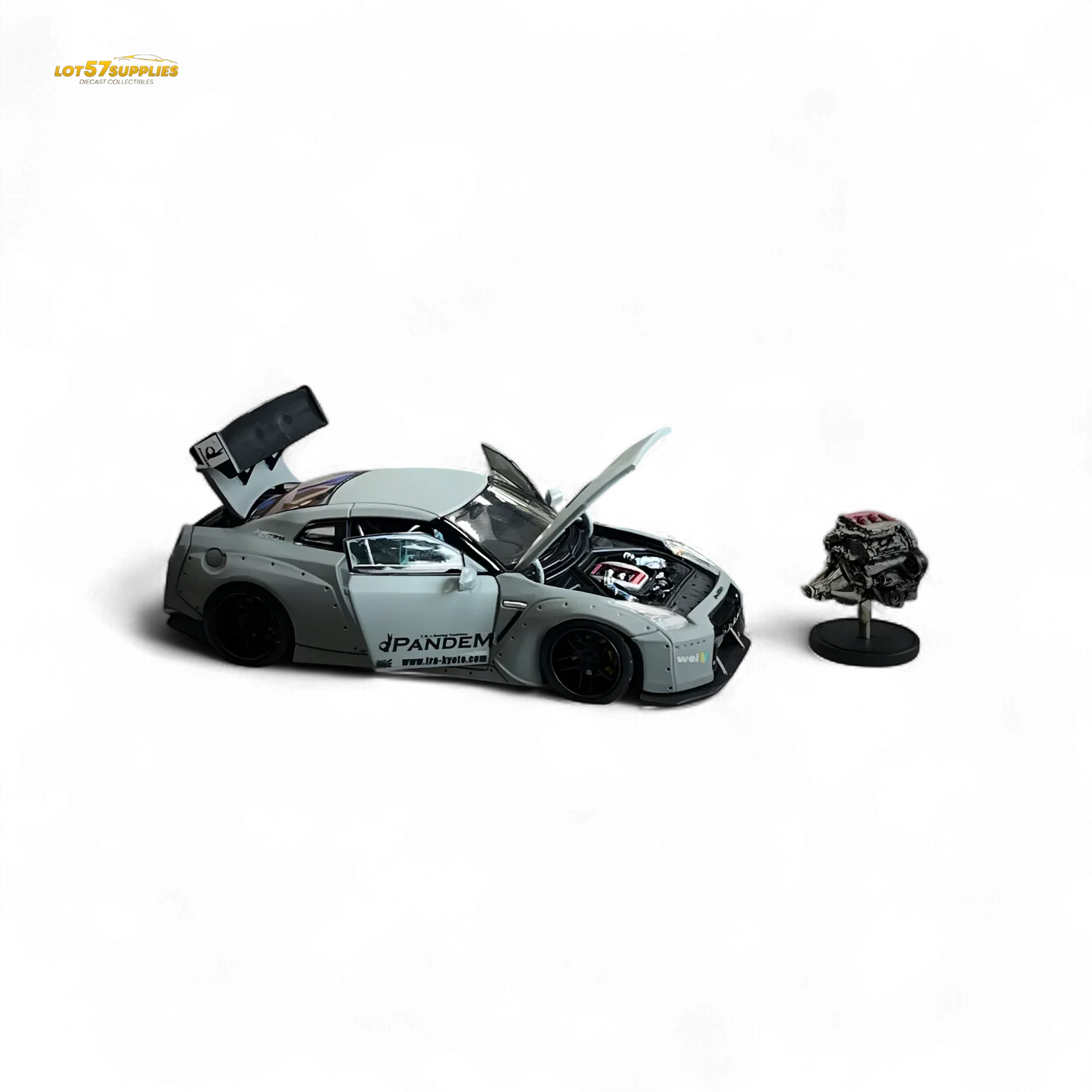 PGM Rocket Bunny R35 Combat Grey Luxury Version 1:64 - ToylandEU