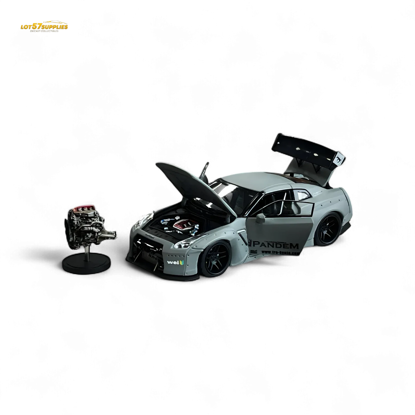 PGM Rocket Bunny R35 Combat Grey Luxury Version 1:64 - ToylandEU