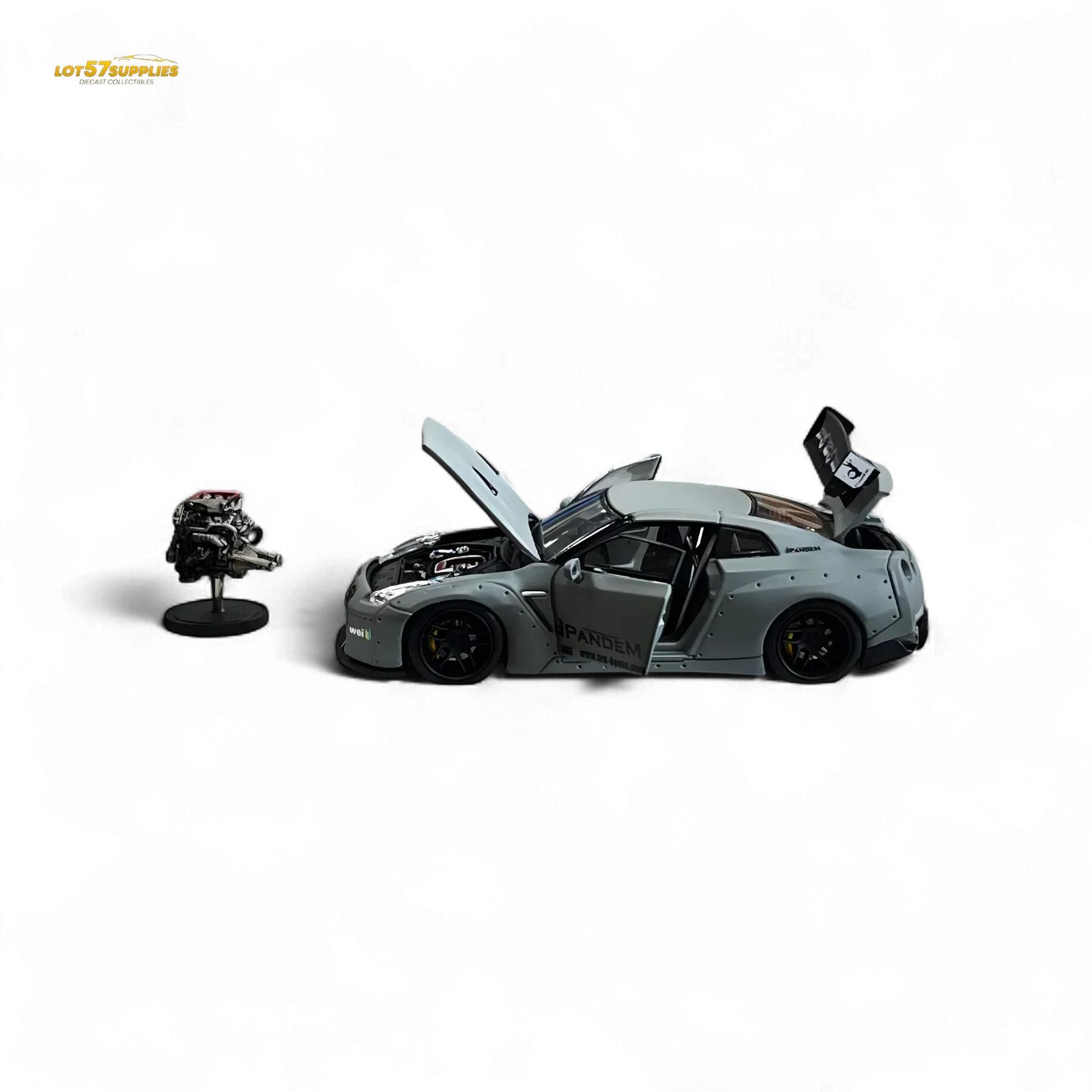 PGM Rocket Bunny R35 Combat Grey Luxury Version 1:64 - ToylandEU