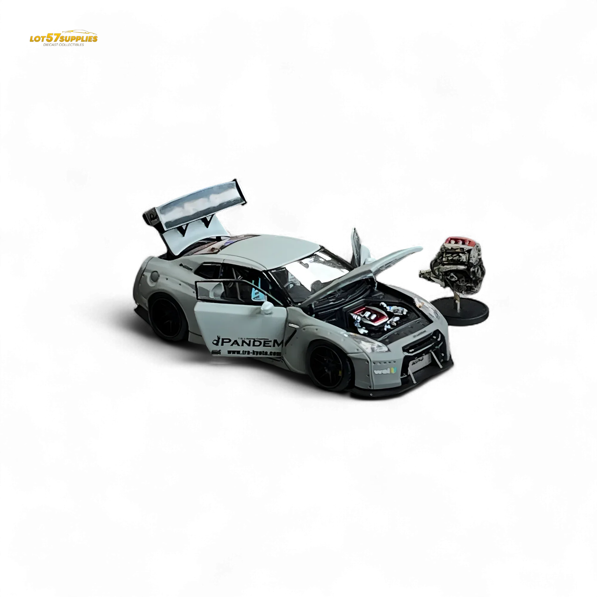 PGM Rocket Bunny R35 Combat Grey Luxury Version 1:64 - ToylandEU