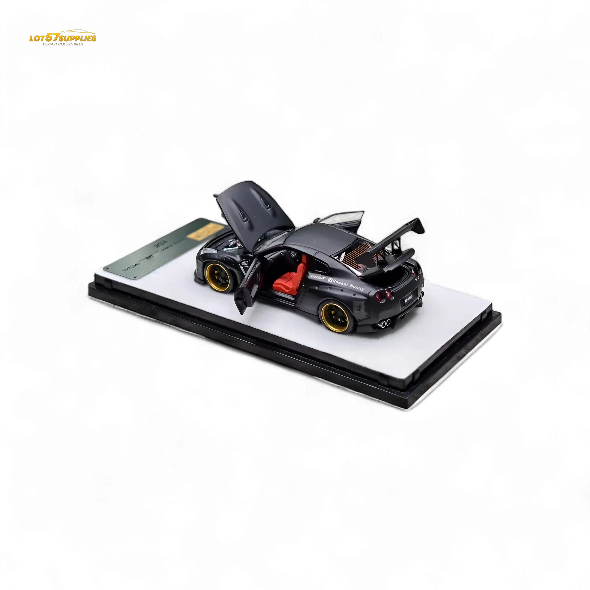 PGM Rocket Bunny R35 Matte Black 1:64 - ToylandEU