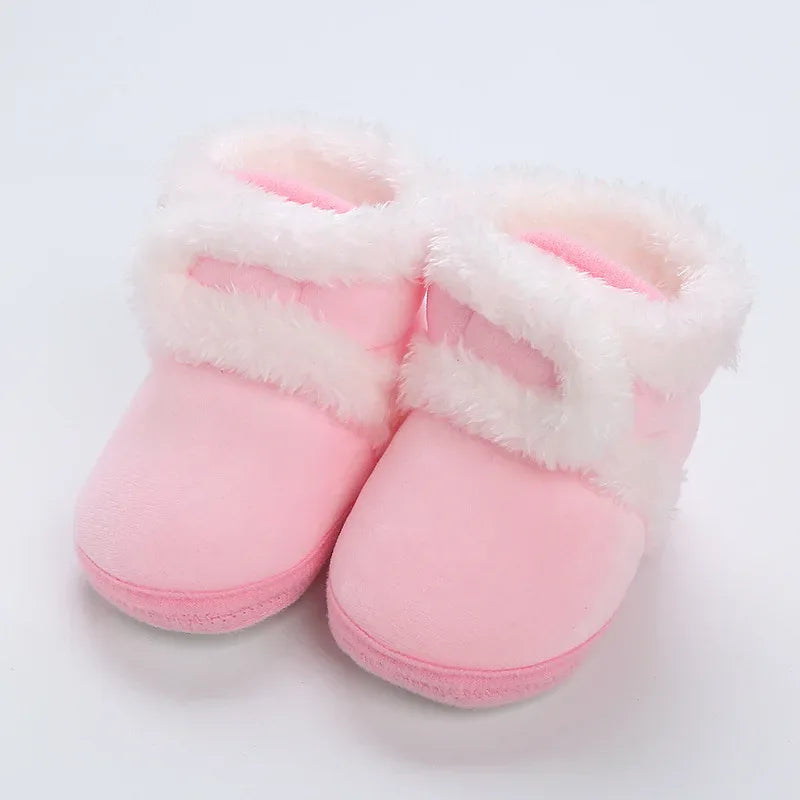 PINK SWANCN Baby Boots with Anti Slip Soft Bottom for Newborns and Toddlers - ToylandEU