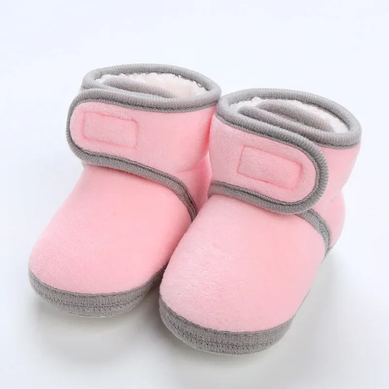PINK SWANCN Baby Boots with Anti Slip Soft Bottom for Newborns and Toddlers - ToylandEU