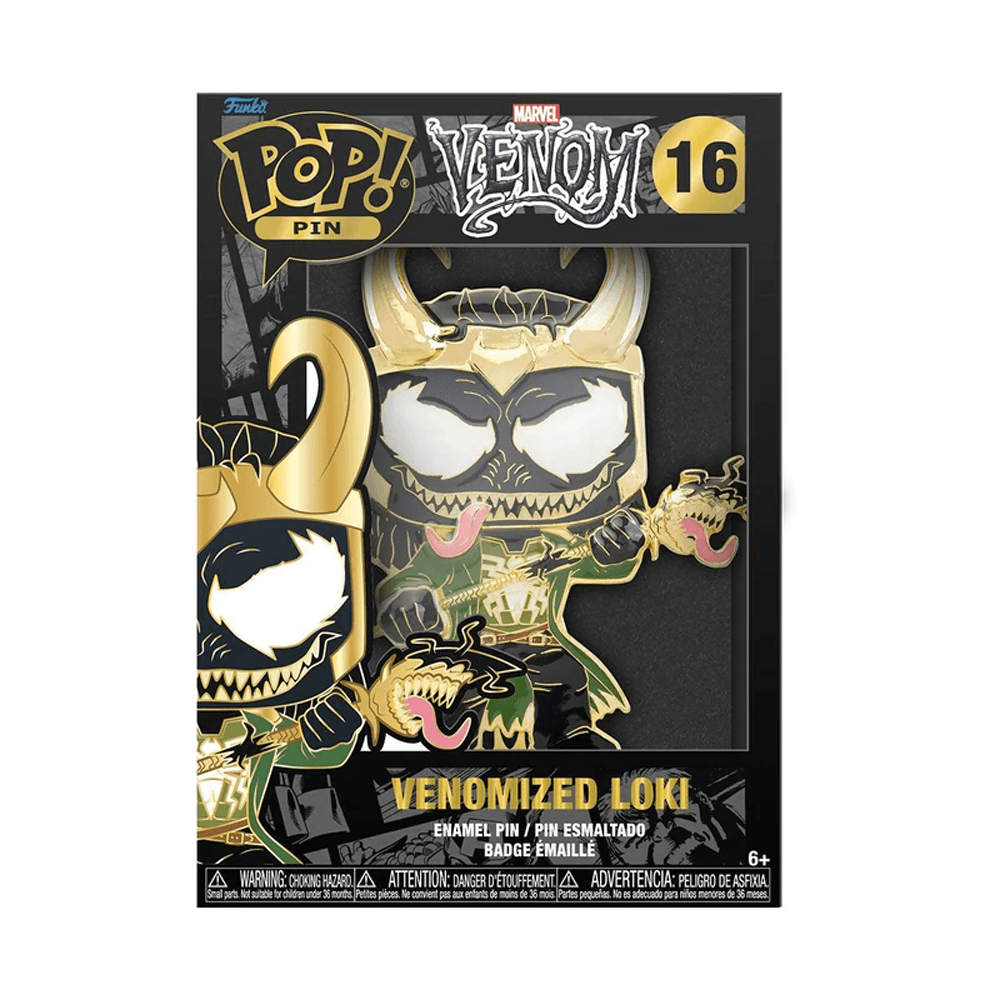 POP Pins | 4-Inch Pin Marvel Venom Loki | Toylandeu™