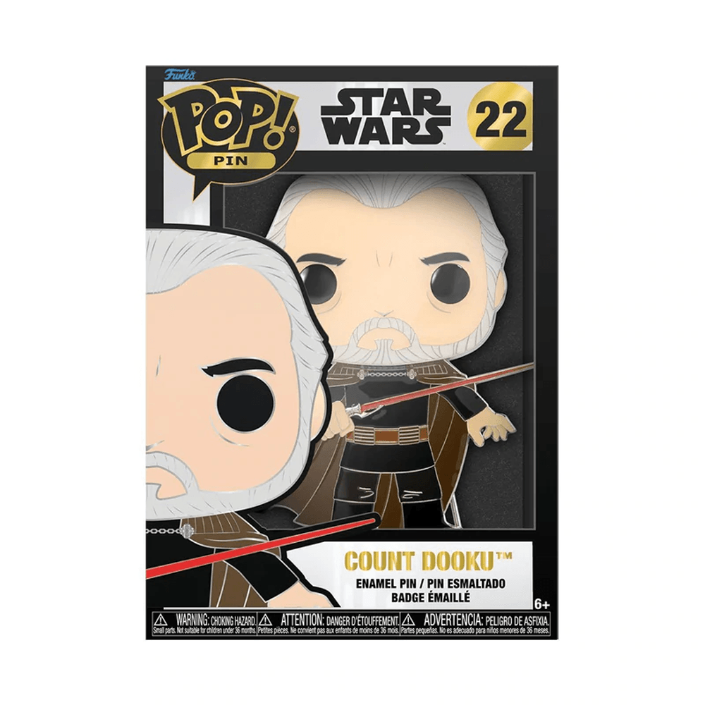 POP Pins Count Dooku Star Wars Pin 4 Inch Toylandeu™