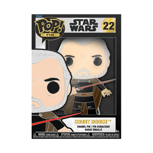 POP Pins Count Dooku Star Wars Pin 4 Inch Toylandeu™