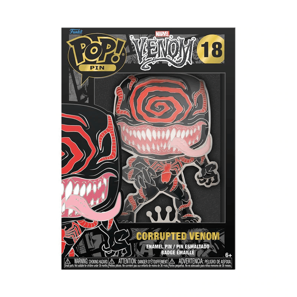 POP Pins Marvel Venom Corrupted Enamel Pin | Toylandeu™