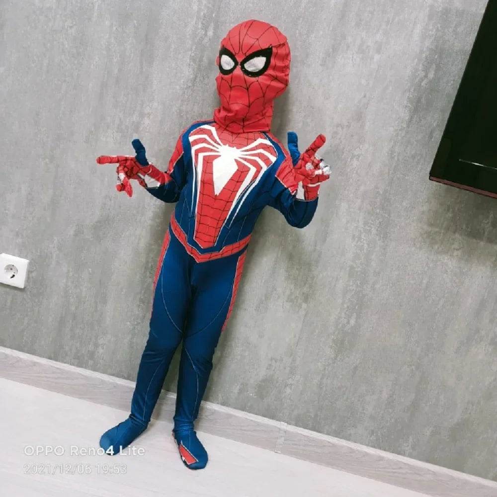 PS4 Spider-Man Costume Full Collection Set Kids Halloween Christmas Party Birthday Gift Bodysuit Superhero Cosplay Jumpsuit - ToylandEU