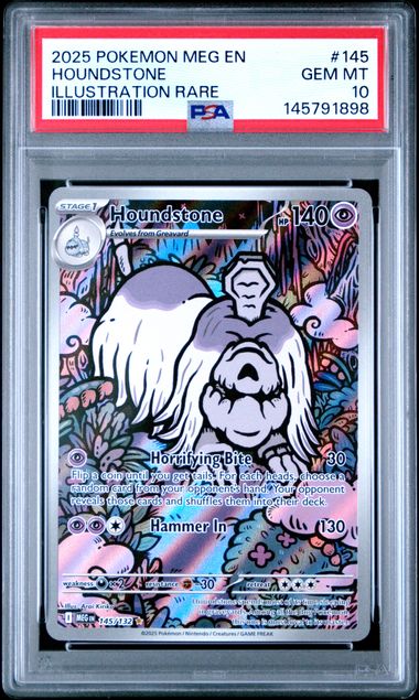 PSA 10 Pokemon Houndstone | Gem Mint Grade | Toylandeu™