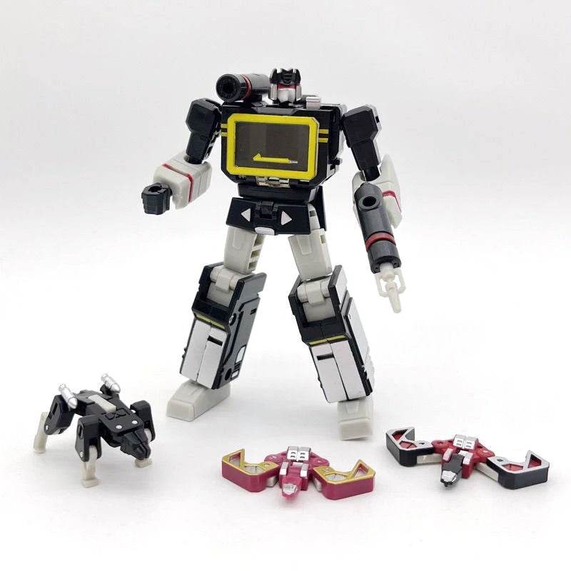 PT-04 Black Soundwave PT04 PT04B Transformation Tape G1 Mini Pocket War KO DX9 Action Figure Robot Toys Kids Gift - ToylandEU
