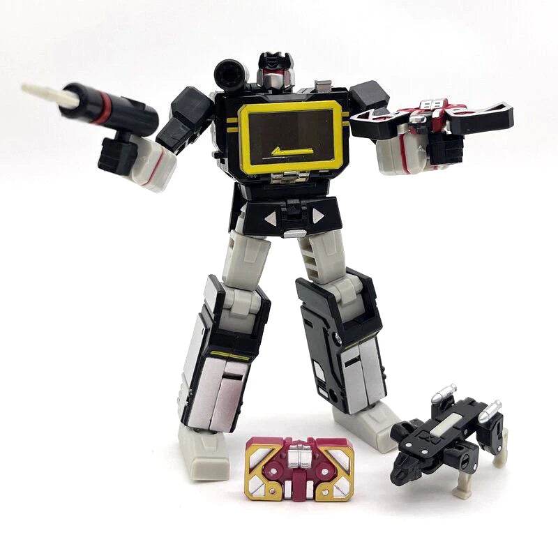 PT-04 Black Soundwave PT04 PT04B Transformation Tape G1 Mini Pocket War KO DX9 Action Figure Robot Toys Kids Gift - ToylandEU