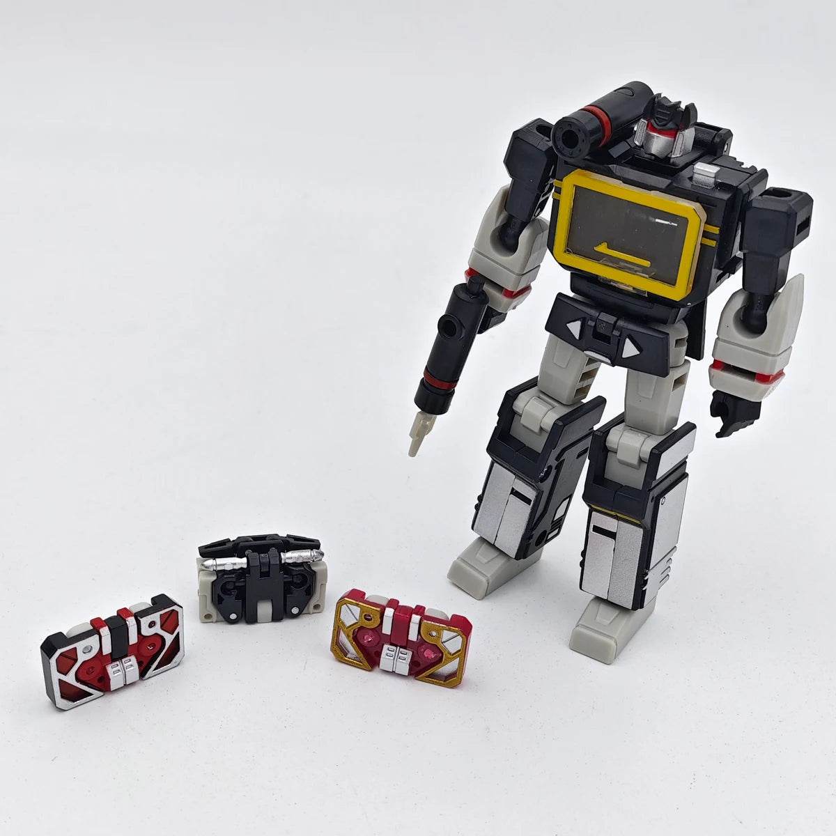 PT-04 Black Soundwave PT04 PT04B Transformation Tape G1 Mini Pocket War KO DX9 Action Figure Robot Toys Kids Gift - ToylandEU
