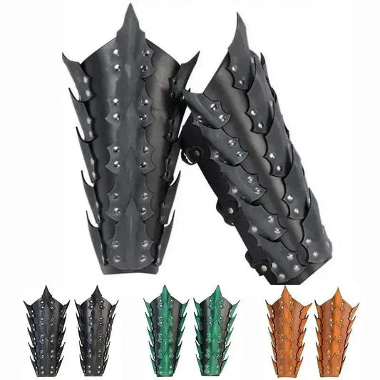 PU Leather Bracer Arm Armour For Cosplay Stage Larp - ToylandEU